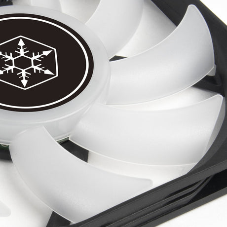 Silverstone Air Slimmer 120 ArGB Gehäuselüfter (schwarz, 120 x 120 x 15 mm, PWM)