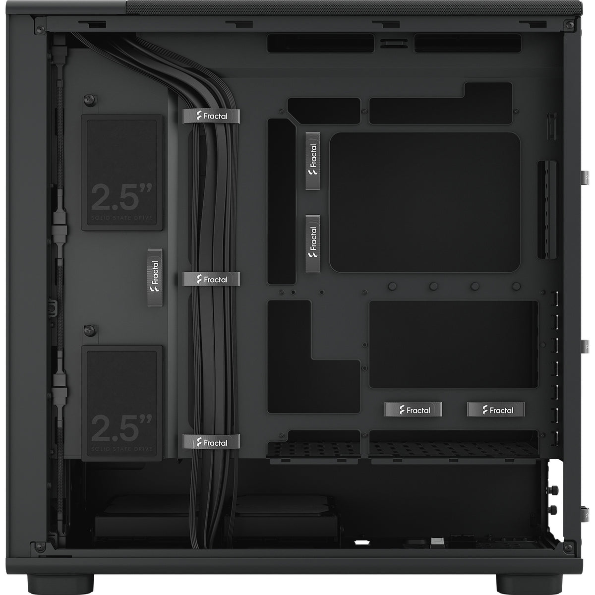 Fractal Design Epoch XL solides Midi-Tower-Gehäuse (schwarz | 2x USB-A | 1x USB-C)