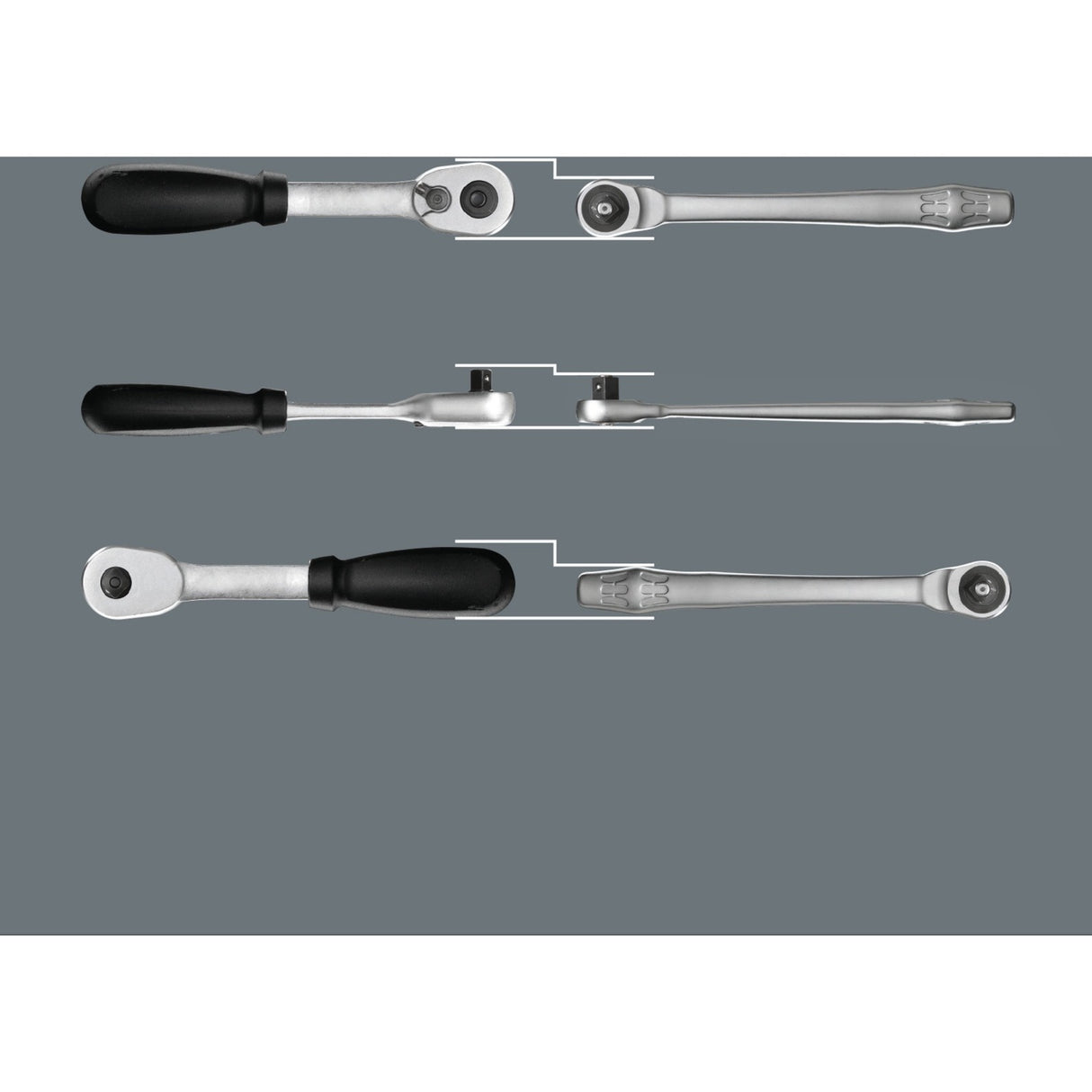 WAA 8100 SC 7 Zyklop Metal Rattels Set mit Passagier