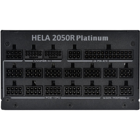 Silverstone Hela 2050r Platinum, modulares 2050-Watt-Netzteil (schwarz, 14x PCIe)