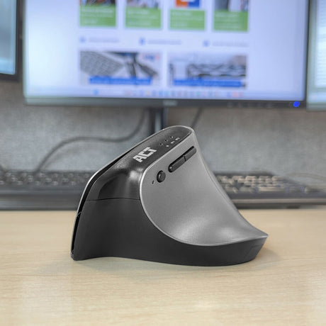 Kabellose ergonomische Act-Maus mit Bluetooth und USB-C USB-A