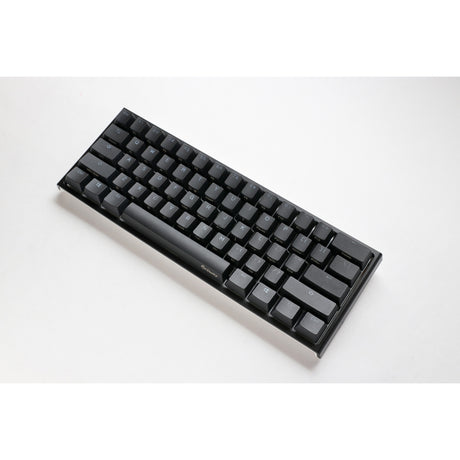 Ducky One 2 Pro Mini Classic RGB mechanische Gaming-Tastatur (schwarz, US-Layout (QWERTZ), Cherry MX Speed Silver, 60 %, RGB-LED, Double-Shot PBT, Quack-Mechanik)