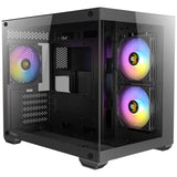 Antec cx600m argb Mini-Tower-Gehäuse (schwarz | 3x USB-A | gehärtetes Glas)