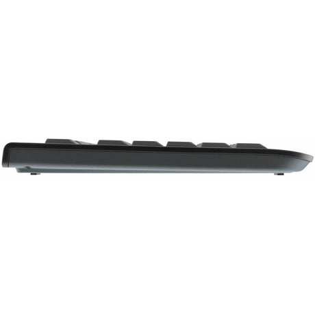 Cherry KW 3000, Tastatur (schwarz, EU-Layout (QWERTY), Rubber Dome, 2,4 GHz)