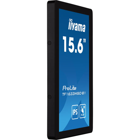 Iiyama Prolite TF1633MSC-B1 15,6 Zoll Touchscreen-Monitor (schwarz, HDMI, Display-Port, 2x USB-A)