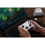 8bitdo Ultimate 2 Bluetooth-Controller (weiß, PC, Switch 2, Bluetooth USB-C 2,4 GHz)