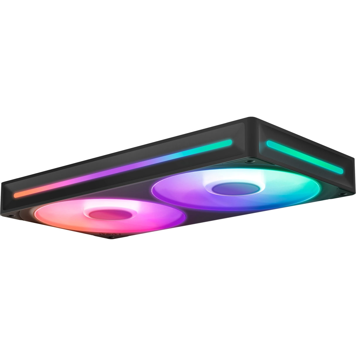 Nzxt f240 RGB Core Gehäuselüfter (schwarz, 2 Stück, 240 x 120 x 26 mm)