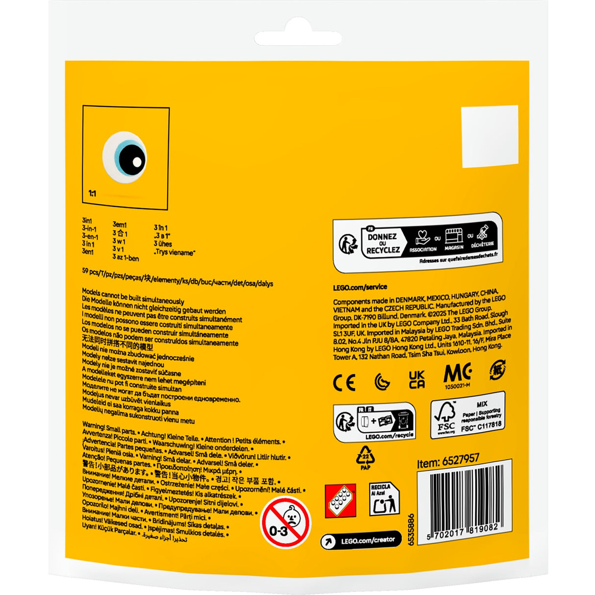 Lego 30688 Creator Tasche Tropischer Tukan