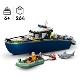 Lego® City-Verfolgungsjagd mit Polizeiboot, wirklich schwimmfähig – 60456