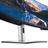 Dell ultrasharp u3824dw 38 curved ultrawide monitor (zilver zwart, 2x hdmi, displayport, 4x usb-a, 2x usb-c, rj-45)