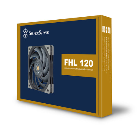 Silverstone fhl120 Gehäuselüfter (schwarz, 120 x 120 x 25 mm, PWM)