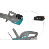 Gardena startkit p4a qc al18v 44 + 2x 2,5ah, 2 accu's en oplader