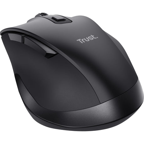 Trust Fyda kabellose Maus (schwarz, 800–2400 dpi)