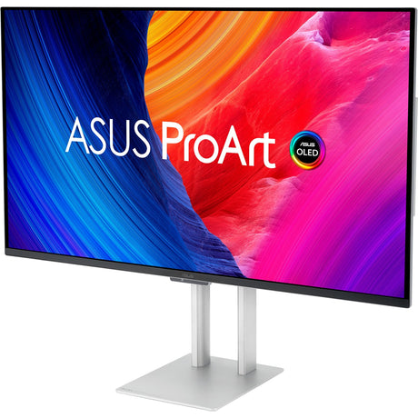 Asus proart pa32ucdm 31.5 4k uhd monitor (zilver, hdmi, usb-a, usb-c, 2x thunderbolt 4, 240 hz)