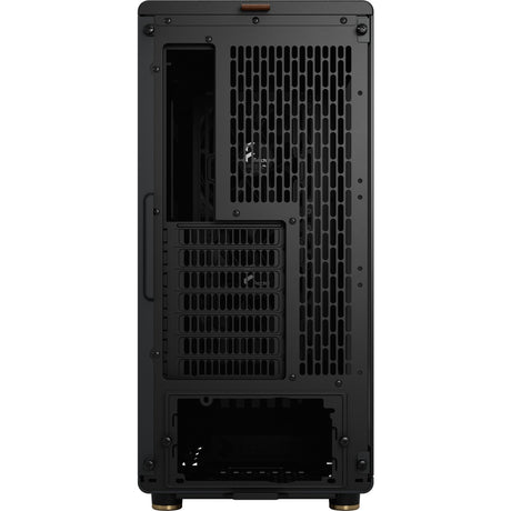 Fractal Design North Midi-Tower-Gehäuse (schwarze Holzfarbe | 2x USB-A | 1x USB-C | gehärtetes Glas)