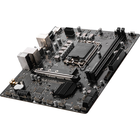 MSI Pro H610M-E DDR4 Sockel 1700 Mainboard (schwarz, GB-LAN, Sound, µATX)