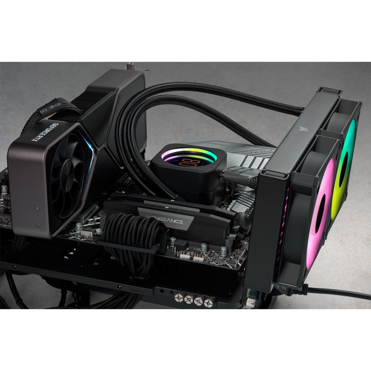 Corsair Vengeance 32 GB DDR5-4800 (2x 16 GB) RAM (schwarz, cmk32gx5m2a4800c40, xmp 3.0)