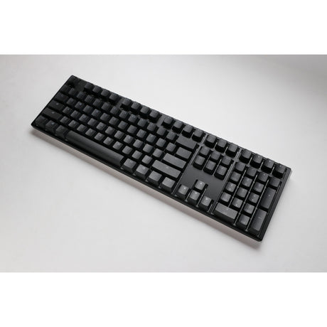 Ducky One 3 klassische mechanische RGB-Tastatur (Schwarz, US-Layout (QWERTY), Cherry MX Speed Silver, 100 %, RGB-LED, Double-Shot-PBT, Hot-Swap-fähig, Quack-Mechanik)
