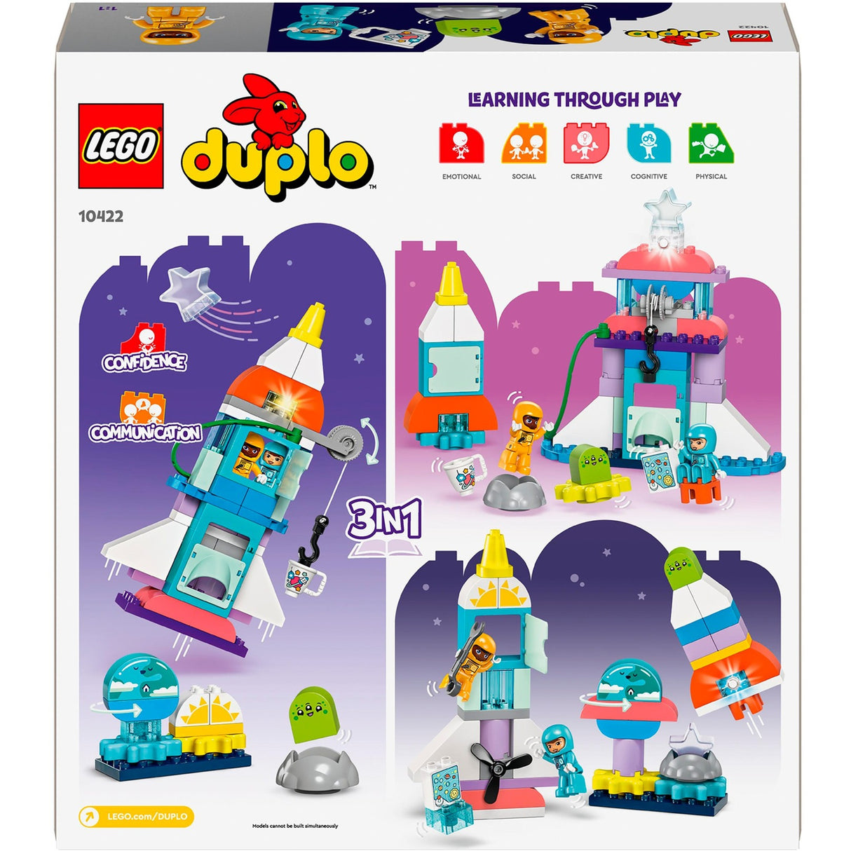 LEGO Duplo Lego Duplo Town 10422 3-in-1 Weltraumabenteuer