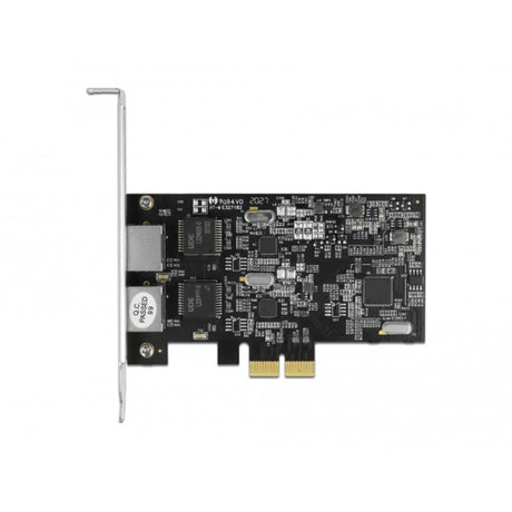 Delock PCI Express x2 Karte auf 2x RJ45 2,5 Gigabit Lan RTL8125 Netzwerkadapter