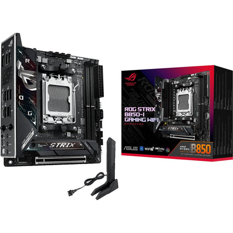 Asus ROG Strix B850-I Gaming Wi-Fi Sockel AM5 Motherboard (2,5 GB-LAN, Wi-Fi 7, BT, Sound, Mini-ITX)