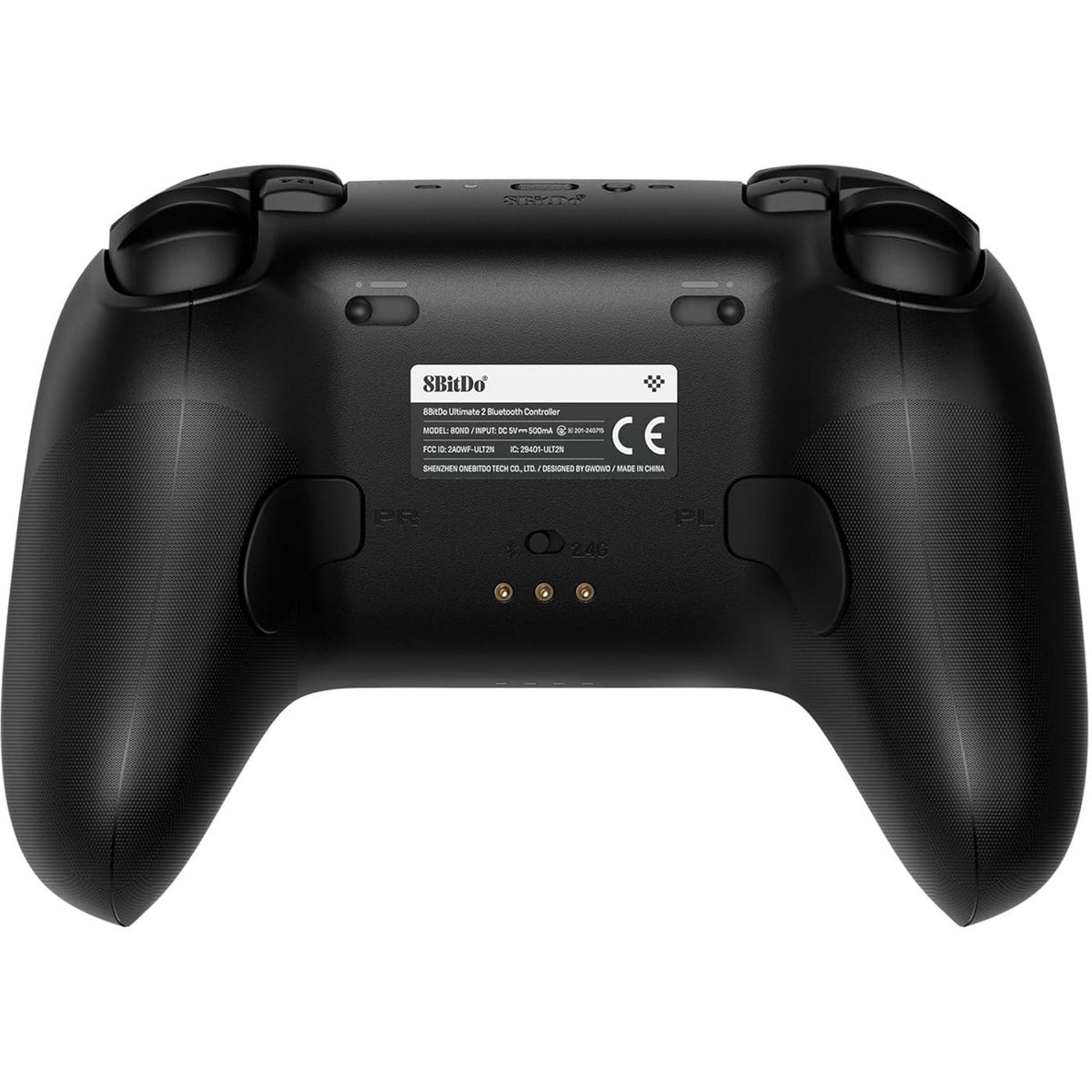 8bitdo Ultimate 2 Bluetooth-Controller (schwarz, PC, Switch 2, Bluetooth USB-C 2,4 GHz)