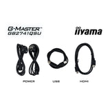 Iiyama G-Master Black Hawk GB2741QSU-B1 27 Gaming-Monitor (schwarz, HDMI, DisplayPort, 2x USB-A, USB-B, 144 Hz)