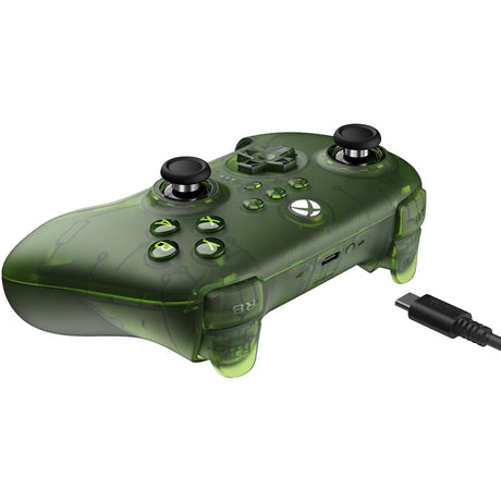 8bitdo ultimativer 3-Modus-Controller für Xbox (grün transparent, Xbox Series X|s, Xbox One, PC, Bluetooth USB-C 2,4 GHz)