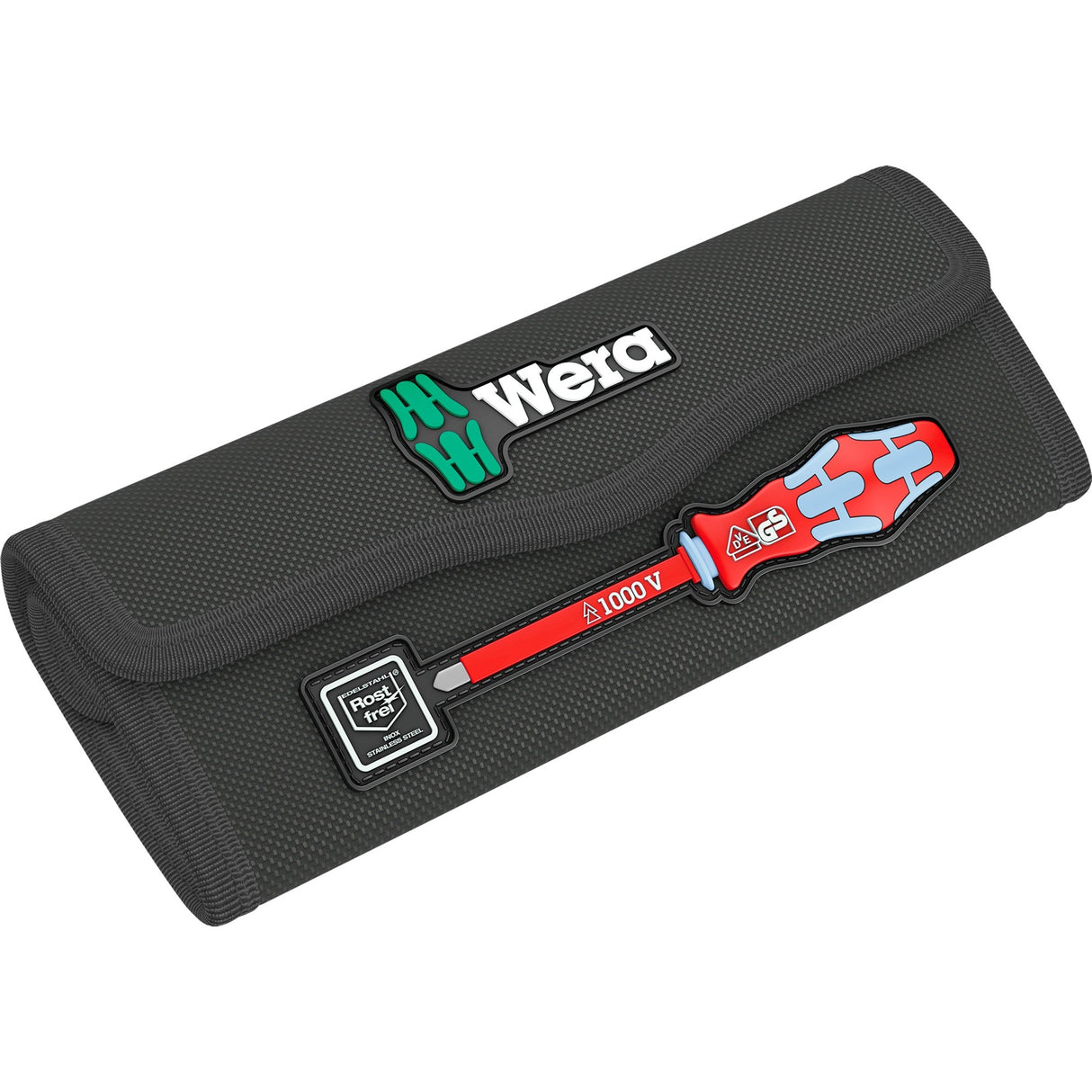 Wera Kraftform kompakt VDE Edelstahl 17 extra schlank 1 Werkzeugfinder | 17 Stück - 5006631001