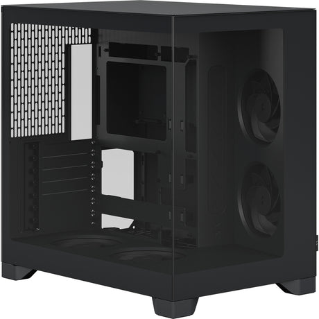 Fractal Design Pop 2 Vision Midi-Tower-Gehäuse (schwarz | 1x USB-A | 1x USB-C | gehärtetes Glas)