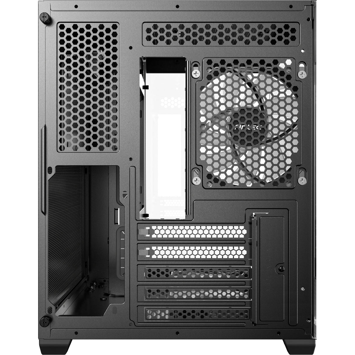 Antec cx60m argb Mini-Tower-Gehäuse (schwarz | 3x USB-A | RGB | gehärtetes Glas)