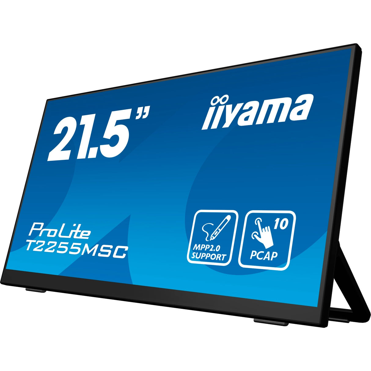 Iiyama prolite t2255msc-b1 21,5 Monitor (schwarz, HDMI, Display Port, 2x USB-A)