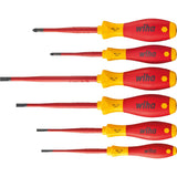 Wiha Schraubendreher-Set Soft Finish Electric Slimfix (rot gelb, 6-teilig)