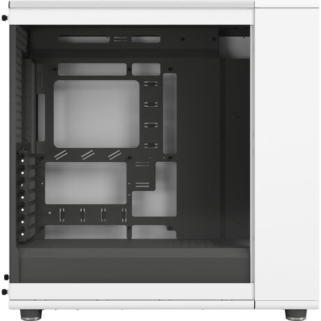 Fractal Design North XL RC Chalk White TG Clear Midi-Tower-Gehäuse (weiße Holzfarbe | 2x USB-A | 1x USB-C | gehärtetes Glas)