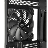 Silverstone sst-sed1-b Midi-Tower-Gehäuse (schwarz | 2x USB-A | 1x USB-C)
