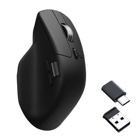 Keychron m6s-a1 kabellose Maus (schwarz, 100 – 26.000 dpi, USB-C Bluetooth 5.1 2,4 GHz)