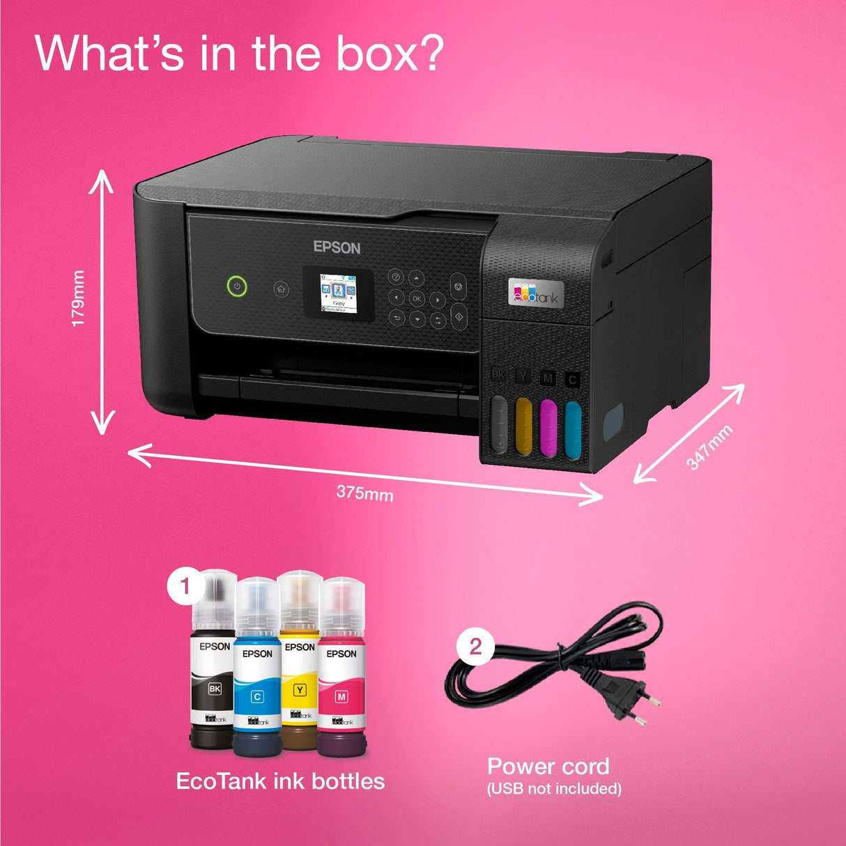 EPSON ECOTANK ET-2871 A4 Multifunktional Wi-Fi-Drucker