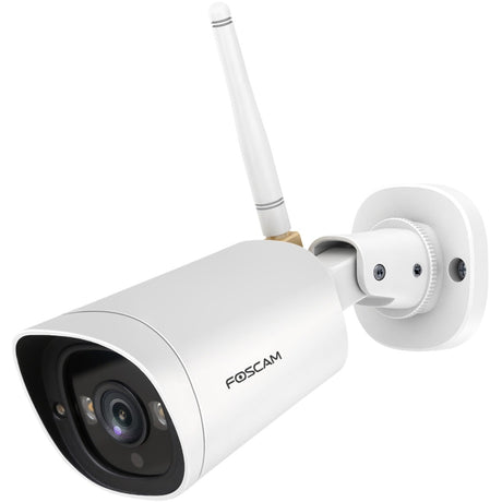 Foscam G4C, 2K Starlight WiFi-Überwachungskamera für den Außenbereich (weiß)