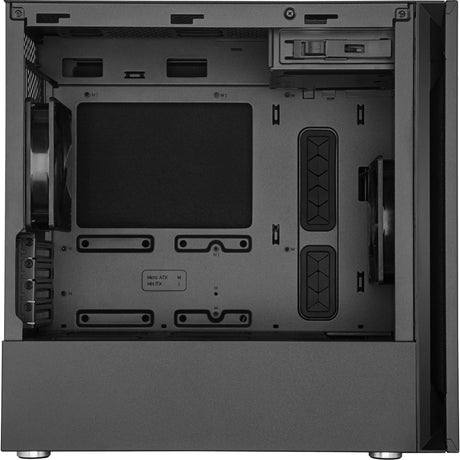Cooler master silencio s600 midi tower behuizing (zwart | 2x usb-a | tempered glass)