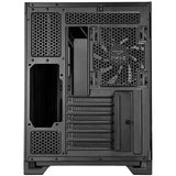 Chieftec Visio Air Midi Tower Gehäuse (schwarz | 2x USB-A | 1x USB-C | gehärtetes Glas)