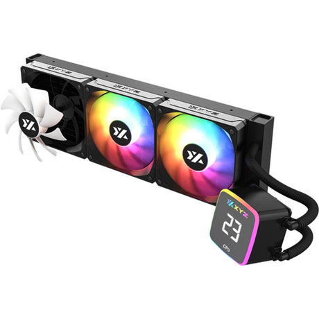 Xyz PC Gear Aquapulse AIO 360 Wasserkühlung (schwarz, argb, pwm)