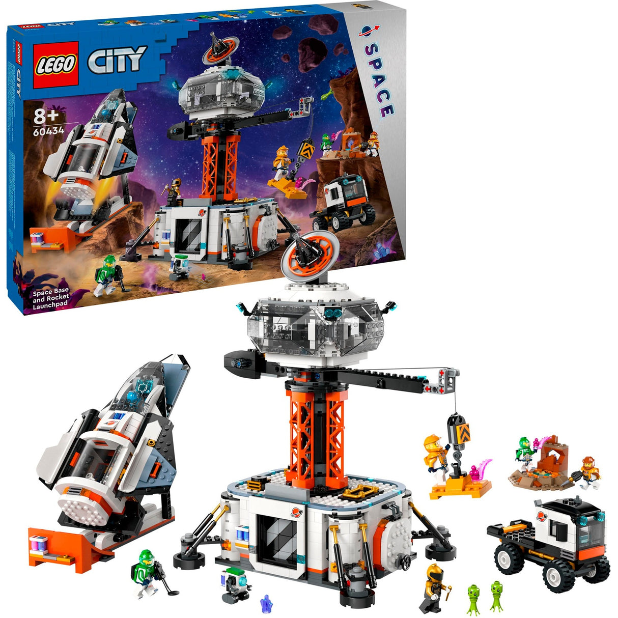 Lego Lego City 60434 Ruth Basis und Raketet Labrics Plattform