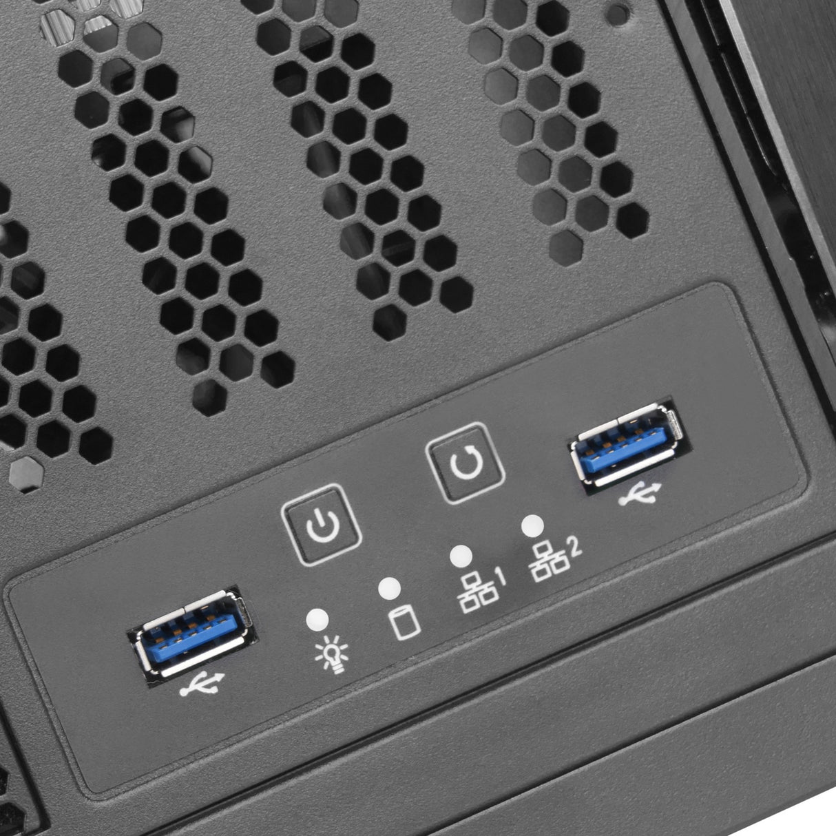 Silverstone RM41-H08 Rackgehäuse (schwarz | 2x USB-A 3.2 (5 Gbit s))