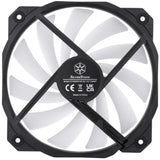 Silverstone Shark Force 160 ArGB Gehäuselüfter (schwarz, 160 x 160 x 25 mm, PWM)