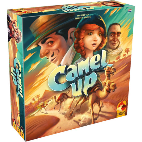Asmodee eggertspiele Camel Up – Brettspiel Kamelrennen – Neuauflage mit 3D-Palme