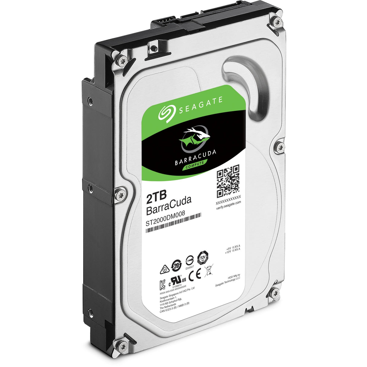 Seagate barracuda 2 tb harde schijf (st2000dm008, sata 600)