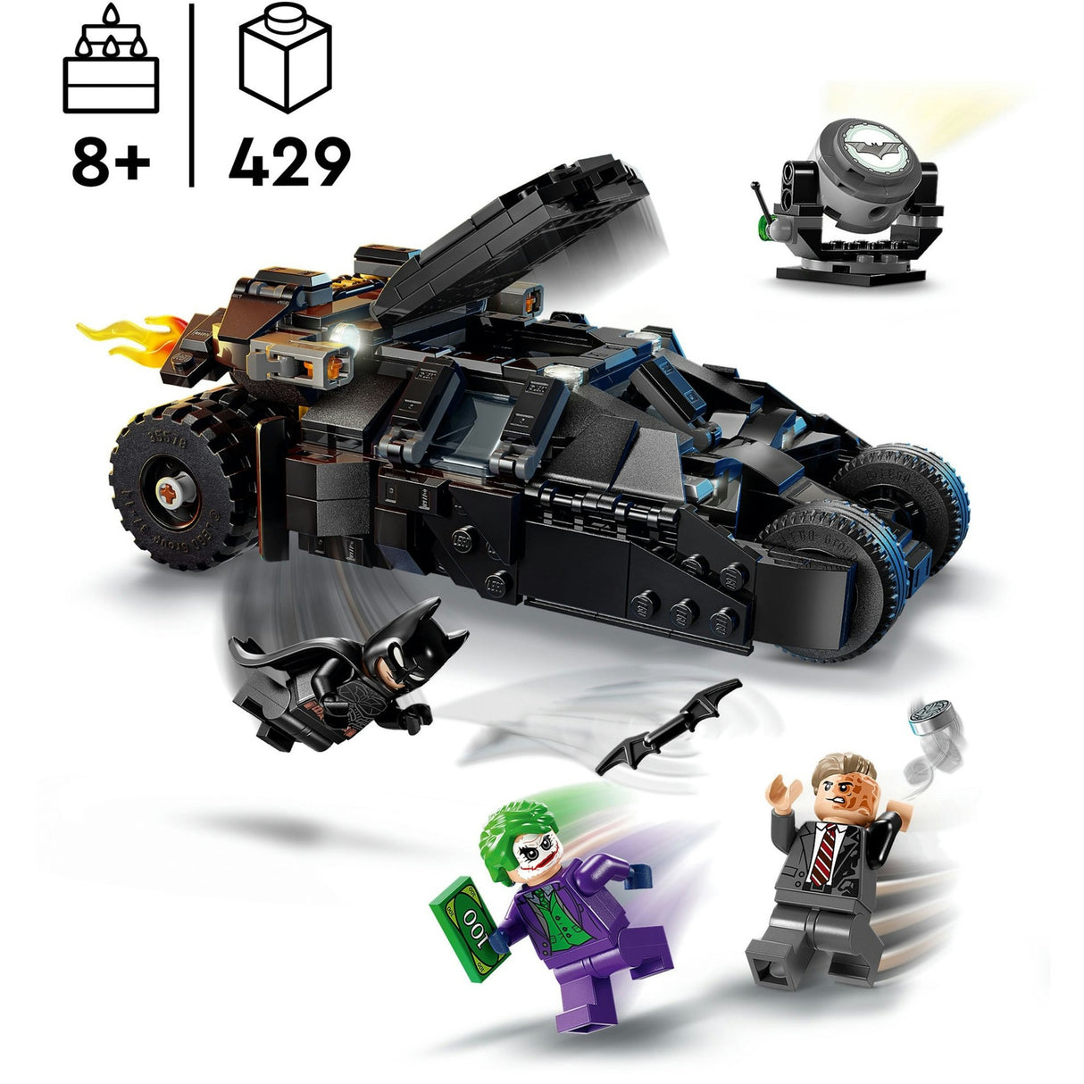 Lego DC 76303 Batman Tumbler vs. Two-Face und der Joker