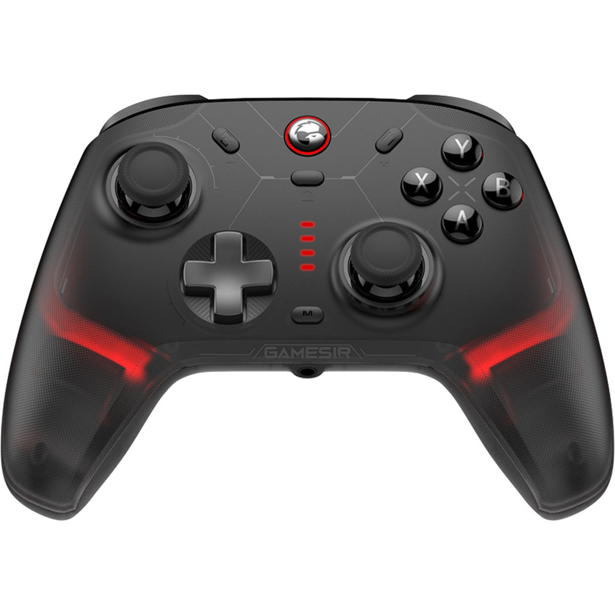 Gamesir Cyclone 2 Multiplattform-Controller – Shadow Black (Schwarz Rot, USB 2,4 GHz Bluetooth, Switch, Android, iOS, PC)