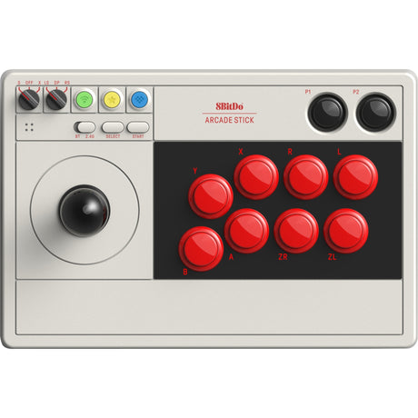 8bitdo Arcade-Stick-Gamepad (grau)