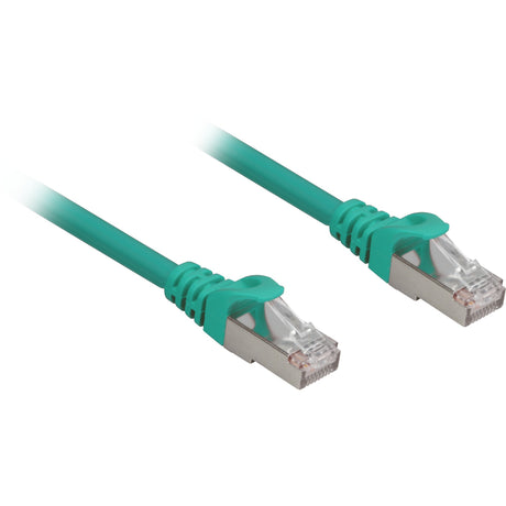 Sharkoon Patchkabel SFTP, RJ-45 mit Cat.6a (grün, 1,5 Meter, halogenfrei)